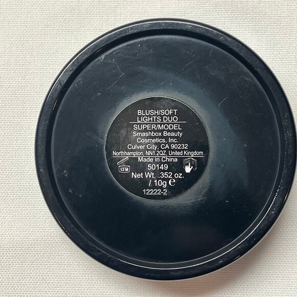 Smashbox Blush/Soft Lights Duo SUPER/MODEL Cheek Face Palette - Picture 3 of 3